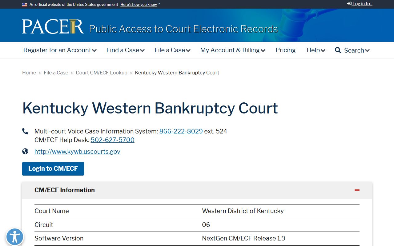 Marion County Circuit Court Clerk records bankruptcy PACER source
