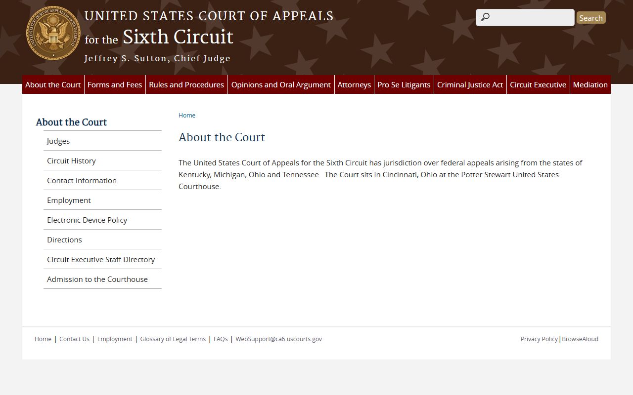 Marion County Circuit Court records Sixth Circuit source