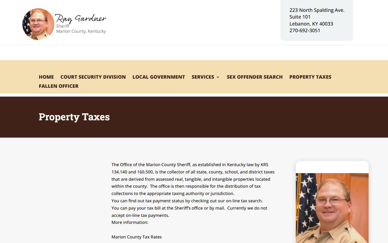 Marion County inmate records sheriff office online routing
